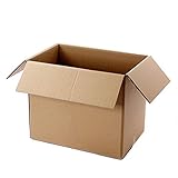 KKCF 段ボール大 ハードボード5層の段ボールフラットパッケージ郵送用品ストレージ用品 1パックあたり10個、15個または20個