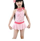 水着 女の子 ワンピ 　花柄　ホルターネック風　ビキニ 　タンキニ 子供 こども 女児 スクール プール ビーチ 夏 海水浴 練習用 スイムウェア かわいい キッズ ジュニア ガールズ ベビー フリル