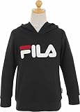 (フィラ)FILA 男の子 80-130cm 裏毛 プルオーバー 長袖パーカー【87269806-07】 95cm ブラック