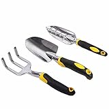 Chinis Honana HG-GT6ガーデニングスリーピースガーデンツールセットアルミ合金ツール2色ハンドル