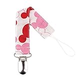 Bumkins Disney Baby Pacifier Clip, Minnie Icon by Bumkins