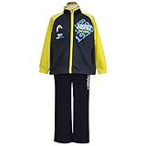 ジャージ上下 子供用 HEAD(ヘッド) トレーニングスーツ 男の子 男児 ボーイズ ジャージ 切替タイプ fo-17141sp 120cm ネイビー