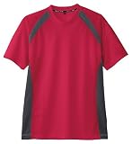 コーコス(CO-COS)半袖Ｔシャツ 作業Ｔシャツ 男女対応 春夏用 吸汗速乾 cc-as627 レッド Ｌ