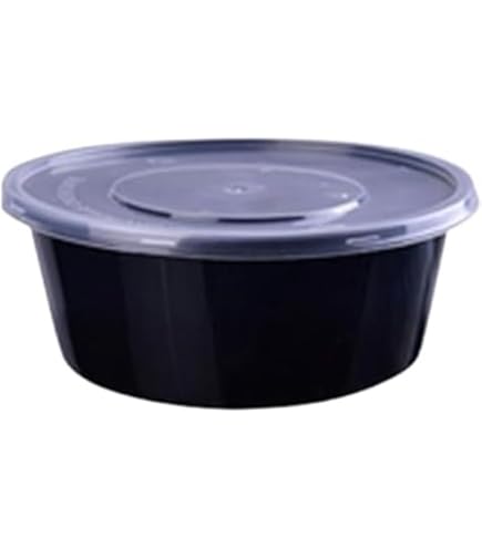 DLV楕円24-18(60)MSD黒本体/蓋セット各300 DLV楕円24-18(60)MSD黒本体/蓋セット各300 麺容器 DLV楕円