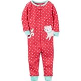 Carter's(カーターズ) 1ピースサンフィットコットンフットレスパジャマ ピンク ロンパース長袖 24ヶ月【並行輸入】