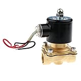 【ノーブランド品】DC12V 電磁弁 直動式 圧縮空気 水 水空気 1/2インチ