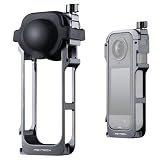 PGYTECH Insta360 X5 万能フレーム カメラケージ アクションカメラ 軽量 カメラ保護 カメラマウント インスタX5 ラバーパッド内蔵 簡単装着 耐衝撃