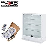 【JAJAN】フィギュアラック サード ワイド RGB(フルカラーLED) 付き本体 扉 幅83cm ロータイプ ホワイト【正規品】[ 鍵付きコレクションケース ][棚プレ対象商品]