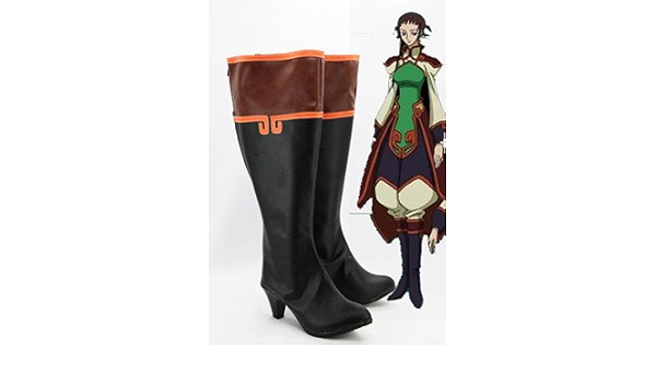 Amazon コスプレ靴 コードギアス 反逆のルルーシュ風 周香凛 ジョウ チャンリン ブーツ オーダー自由 ディズニークリスマス ハロウィン イベント仮装 コスチューム コスプレ 仮装 通販