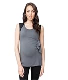 RIPE maternity サイドタイイブニングマタニティトップ サイズXS フリント/ブラック S6030