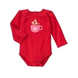 ジンボリー GYMBOREE/ マウス ボディスーツ ホーリー レッド ロンパース長袖 18～24ヶ月【並行輸入】
