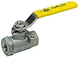 アポロConbraco 76 – 101-b3 aボールバルブ1 / 4 " NPT F接続、ステンレススチール茎とボール、cf8 mボディ