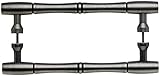 Top Knobs M727-8 Pair Nouveau Bamboo Back to Back Door Pull Pewter by Top Knobs