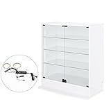 【JAJAN】フィギュアラック サード ワイド LED(ピュアホワイト) 付き本体 扉 幅83cm奥行39cm ロータイプ ホワイト【正規品】[ 鍵付きコレクションケース ][棚プレ対象商品]