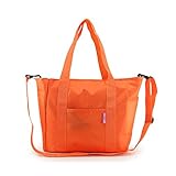 マザーズバッグ 大容量 おしゃれ 便利 赤ちゃん 斜めがけ かわいい 防水【Rush.Cオリジナルハンカチセット】148 (オレンジ)