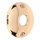 Prime-Line Products E 2541 Steel Door Knob Rosettes, 2-1/2-Inch, Brass Plated,(Pack of 2) by Prime-L