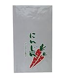 袋本舗(FUKUROHONPO) TOYOBO FGオリジナル印刷 M-8にんじん大 プラ入り 3色/穴無 サイズ:0.02×180×300 mm 10000枚入り