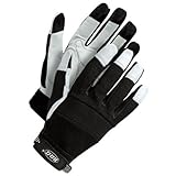 Bob Dale 20-1-1215-X2L Grain Goatskin Mechanics Glove, 2X-Large, Pearl White by Bob Dale