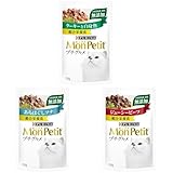 【セット買い】モンプチ プチグルメ パウチ ターキーと白身魚 50ｇｘ6袋入り + モンプチ プチグルメ パウチ あらほぐしツナ 50ｇｘ6袋入り + モンプチ プチグルメ パウチ ジューシービーフ 50ｇｘ6袋入り