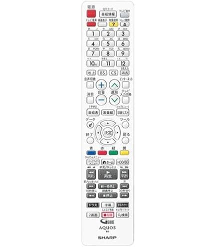 Amazon | シャープ ブルーレイディスクレコーダー用リモコン(46380268