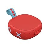 Jam ワイヤレスポータブル防水スピーカー HANG UP 小型/軽量/連続再生8時間/Bluetooth対応/通話対応 レッド 【国内正規品/保証1年】