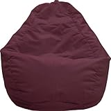 Gold Medal 30011258847TD Large Fairview Suede Tear Drop Bean Bag, Wine [並行輸入品]