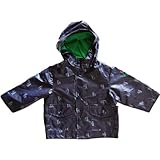 オシュコシュ(OSHKOSH B'gosh)紺犬柄レインコート 男の子ネイビーワンちゃんフード付レインコート 24months(83-86cm) 24ヶ月用 出産祝いギフトプレゼント,パーカー雨具[並