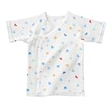 ミキハウスファースト 短肌着 60cm ブルー フライスプリント 40-2164-951 15