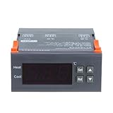 KKmoon 10A 220V デジタル温度コントローラ 熱電対 -40℃-120℃ アラーム機能【並行輸入品】