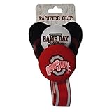 Officially Licensed NCAA Ohio State Buckeyes College Colors Infant/Baby Pacifer Clip by Augusta Spor