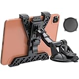 OHLPRO タブレットホルダー 車載 タブレットスタンド ダッシュボードホルダー 運転席 7-10.5インチのタブレットに専用 ダッシュボード・卓上に取付用 粘着ゲル+強力吸盤 iPad/Sumsung galaxy tab/Kindleなどに対応 トラックに