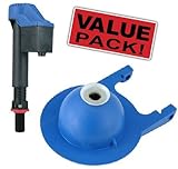 Korkyコンボパックfor Totoトイレ – ( 1 ) Korky 528t Toto Fillバルブ、( 1 ) Korky 2022bpパワー重力フラッパーTotoのトイレRepairs