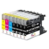 LC12-4PK互換インクカートリッジLC12インクLC12BKブラック*4 LC12Cシアン LC12Mマゼンタ LC12Yイエロー計7本セット対応プリンター:MFC-J6710 J5910 J6510 J960 J955 J860 J825 J810 J710 J705 J940 J925 J840 J740 J725等インクタンク大容量タイプ