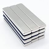 冷蔵庫用マグネット 強力マグネット12個セット 60x10x4mm 高精度磁石 超強力 長方形 薄型 棒磁石 小型 万能磁石 多機能 磁石 DIY 工作 科学 実験 教育用 産業用 冷蔵庫 ホワイトボード キッチン ツール 文房具収納