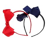 B Blesiya 子供用　カチューシャ　こども　 髪飾り　結婚式　発表会　かわいい　ちょう結び　ヘアアクセサリー　2個セット