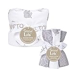 Trend Lab Baby Safari Chevron Hooded Towel and Wash Cloth Set by Trend Lab