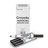 Crayola 12 Count Black Original Bulk Markers Model: 58-7700-051 by Toys & Child
