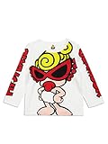 (マイファーストヒステリック) MY FIRST HYSTERIC エンジェルコット裏毛　MINI＆袖ロゴプリント 長袖Tシャツ 80cm ホワイト