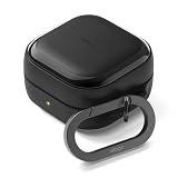 【elago】 Galaxy Buds4 Buds 4 Pro 対応 ケース 耐衝撃 落下防止 カラビナ 付 TPU カバー ワイヤレス充電 対応 頑丈ケース [ GalaxyBuds4 ギャラクシー バッズ 4 ギャラクシーバッズ4 プロ 対応 ] EDC HANG CASE ブラック