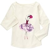 ジンボリー GYMBOREE/ バレリーナトップ アイボリー トップス長袖Tシャツ 4歳【並行輸入】