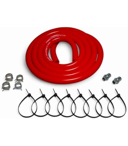 Amazon | JB64 ジムニー シリコン ラジエターホース レッド アッパー