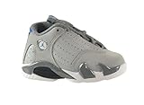 ジョーダン14レトロBTベビー幼児靴ウルフグレー/スポーツblue-clay grey-white 312093 – 004 カラー: グレー