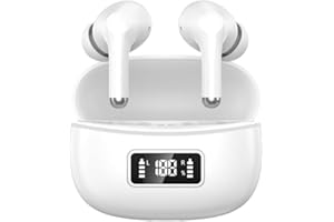 Bluetoothイヤホン ワイヤレスイヤホン AIスマート ENC通話 IPX7防水 最大60時間再生 2025年最新Bluetooth6.0 ブルートゥースイヤホン 全音域HI-FI音質 低遅延 接続瞬時 片耳/両耳 WEB会議/運動/ゲーム/テ