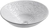 KOHLER K-14222-WG-W2 Water's Grove Design on Conical Bell Vessel Bathroom Sink, Earthen White [並行輸入品
