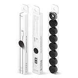 elago CABLE MANAGEMENT BUTTON ケーブルドロップ 収納ボタン 2ケーブル 同時収納可能 ケーブルクリップ 7個セット ブラック