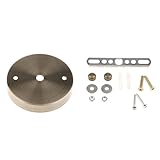 Flameer 全7色選べる　照明パーツアクセサリー　天井　プレート　ストレートエッジ　ベース　ペンダントライト　アクセサリー　シーリングプレートキット　 - ブロンズ