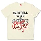 BABYDOLL（ベビードール） VICTORYTシャツ 男女兼用 XL オフホワイト