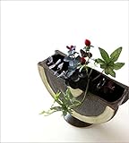 花瓶 一輪挿し おしゃれ 花器 和風 瀬戸焼 和陶器ベース 二 [mkn4317]