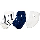 ポロ ラルフ ローレン ベビー 靴下 3足セット 2足セット ギフト 出産祝い ベビーウェア （サイズ：0-6m、カラー：Navy） Polo Ralph Lauren 【B61060LPK】 [並行