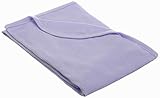 American Baby Company Full Size 30 X 40 - 100% Cotton Swaddle/Thermal Blanket, Lavender by American 